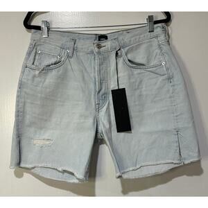 Edwin Cai Short 7" Inseam Daydream Plus Size 32 NWT Side Slits Anthropologie